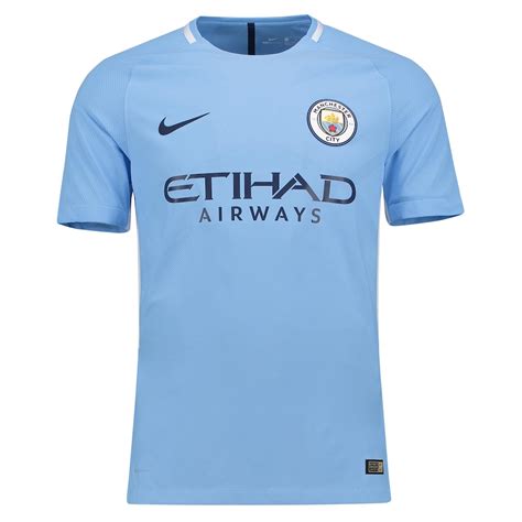 Nike 2017/18 Men's Manchester City Home Blank Jersey 